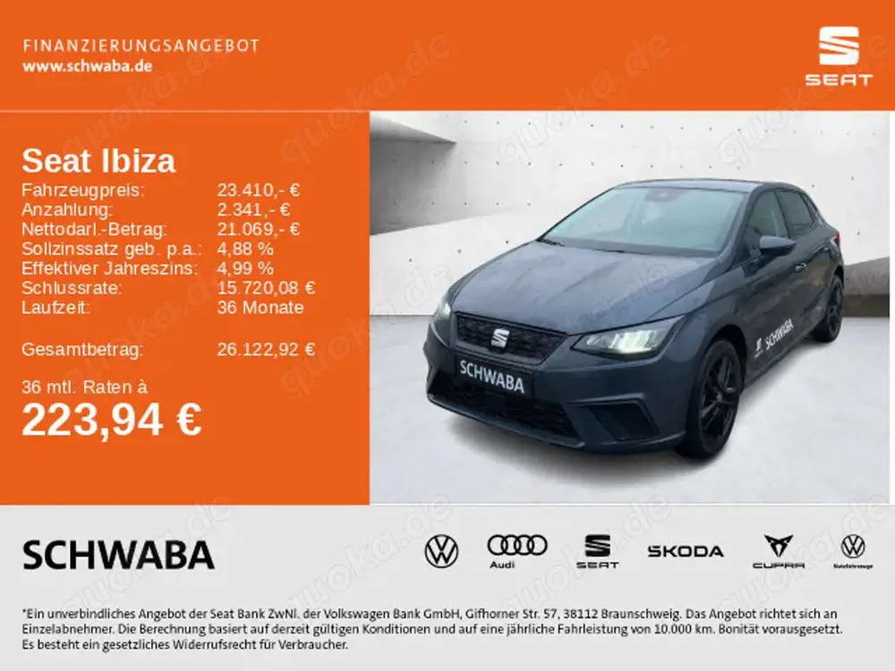 SEAT Ibiza Road Edition 1.0 TSI LED*VIRTUAL*GRA*LANE