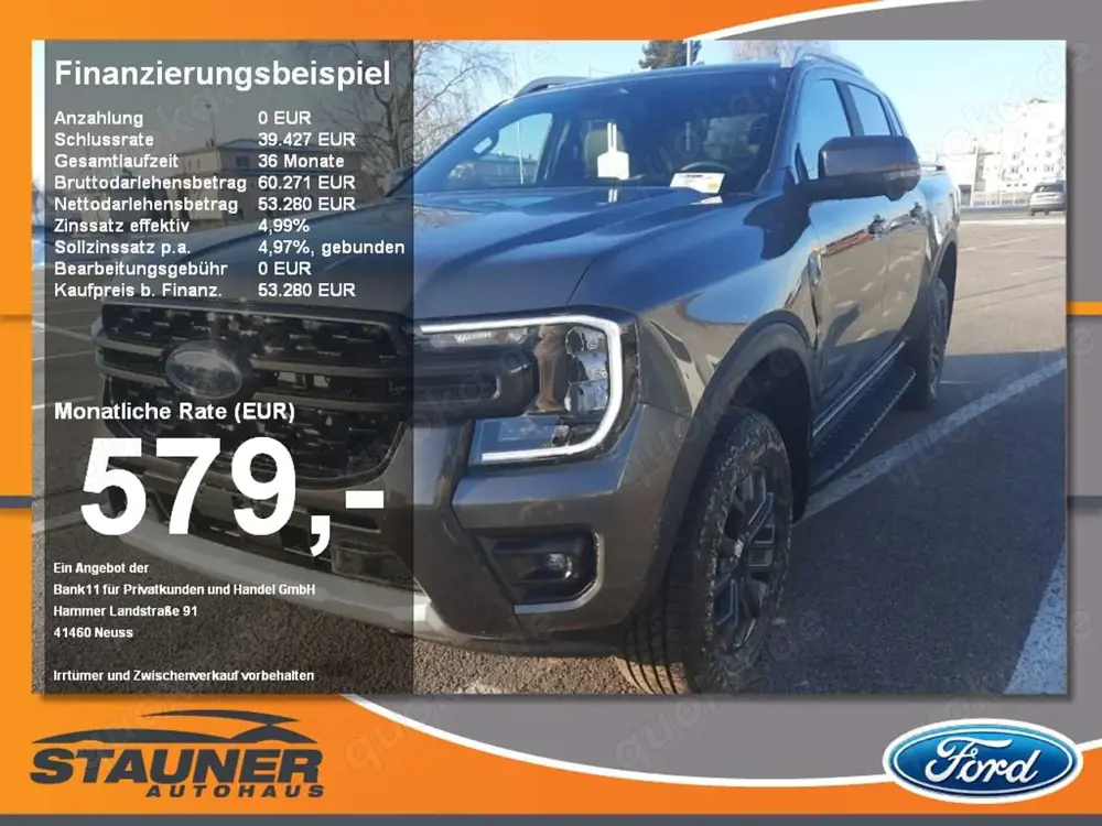 Ford Ranger DOKA Wildtrak 2.0l EcoBlue