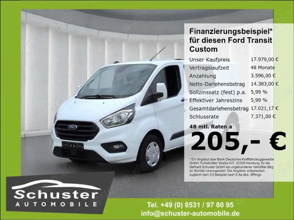 Ford Transit Custom Mixto 6-Sitze 2.0D*Navi R-Kam SHZ