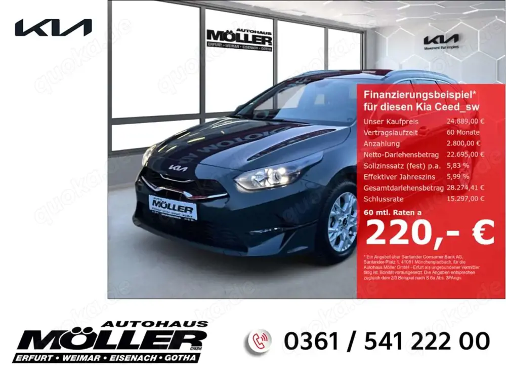 Kia Ceed SW / cee'd SW Vision 1.5T DCT7 Komfort Navi Kamera ACC Klima PDC