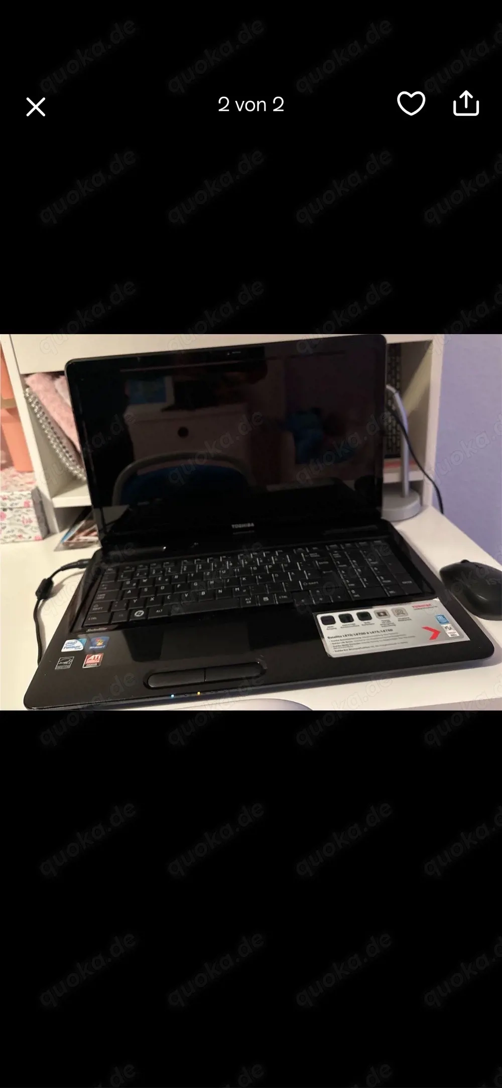 Toshiba laptop kein versand 