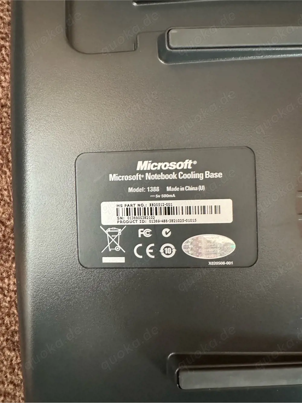 Notebook Cooling Base von Microsoft