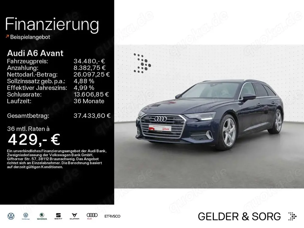 Audi A6 50 TFSIe S-line qu.|LED|HUD|AHK|BO