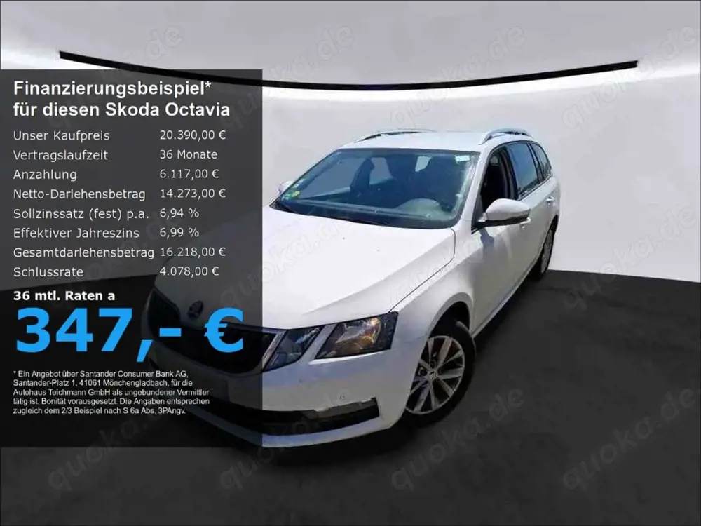 Skoda Octavia Combi Ambition 2.0 TDI DSG
