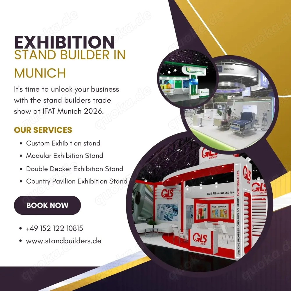 Exhibition Stand Builder for IFAT Munich 2026