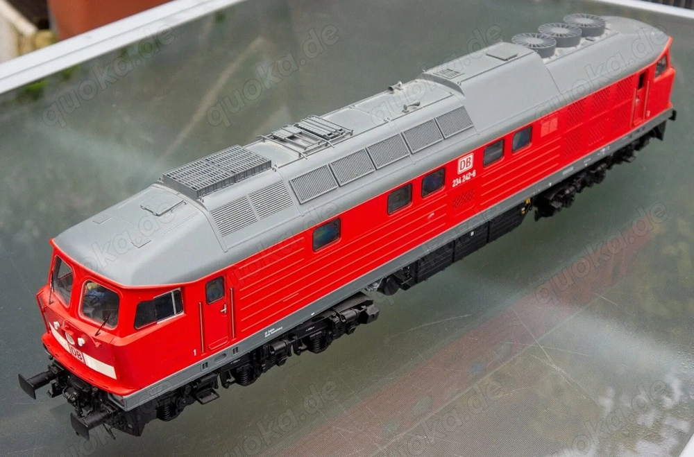 Spur 1 KISS Diesellok DB 232 rote Ludmilla OVP