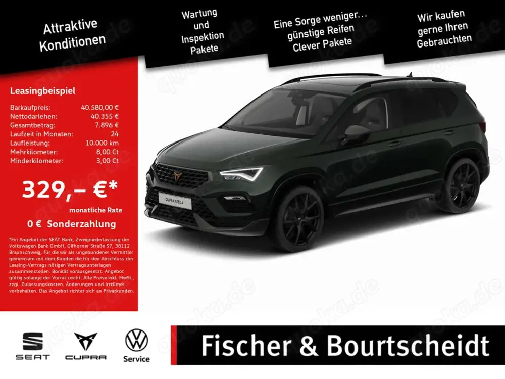 CUPRA Ateca 2.0 TSI 4Drive ACC FACEL. LED PANO 360°