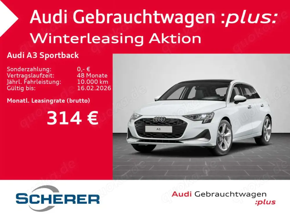 Audi A3 30 TFSI advanced S tronic PANO STAN