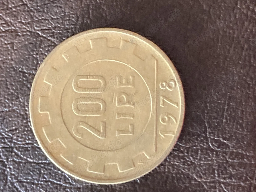 Münze Münzen Umlaufmünze Italien 200 Lire 1978
