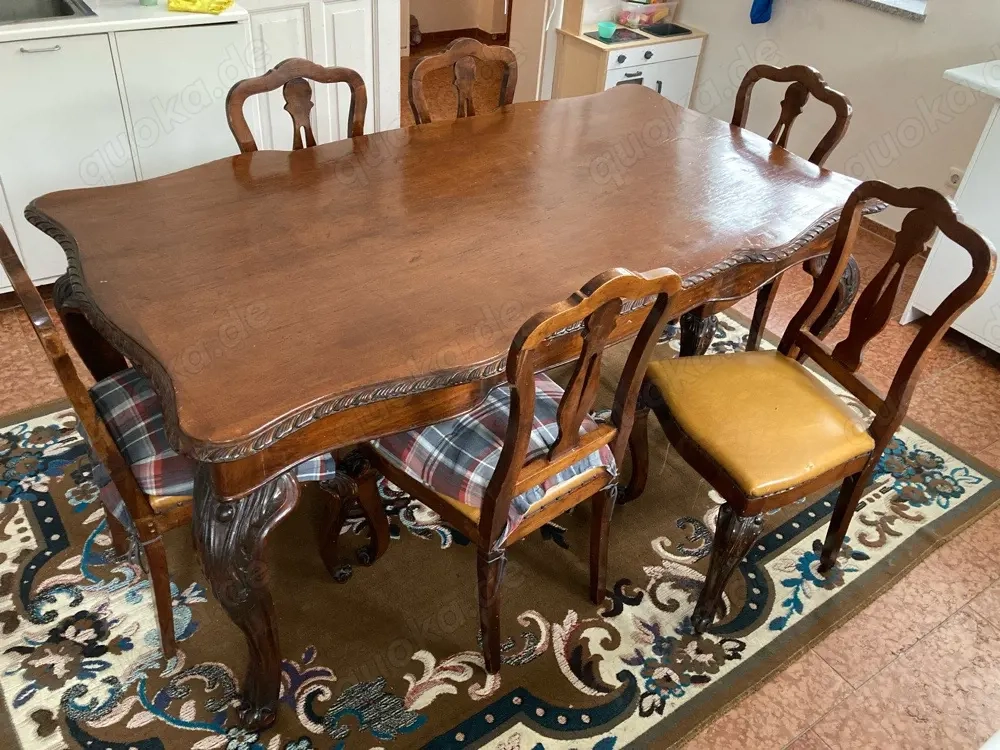 antik tisch , masiv holz , italianische möbel 