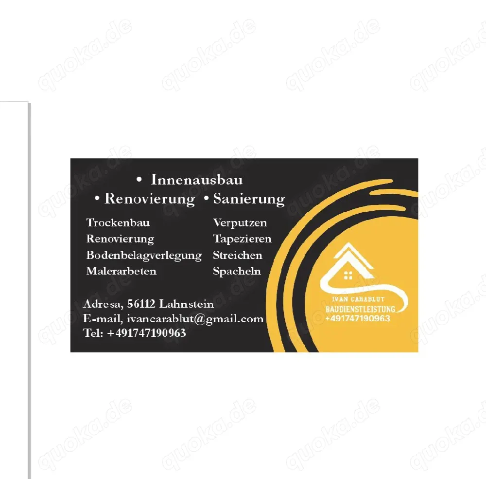 Renovierung, Sanierung,  Innenausbau 