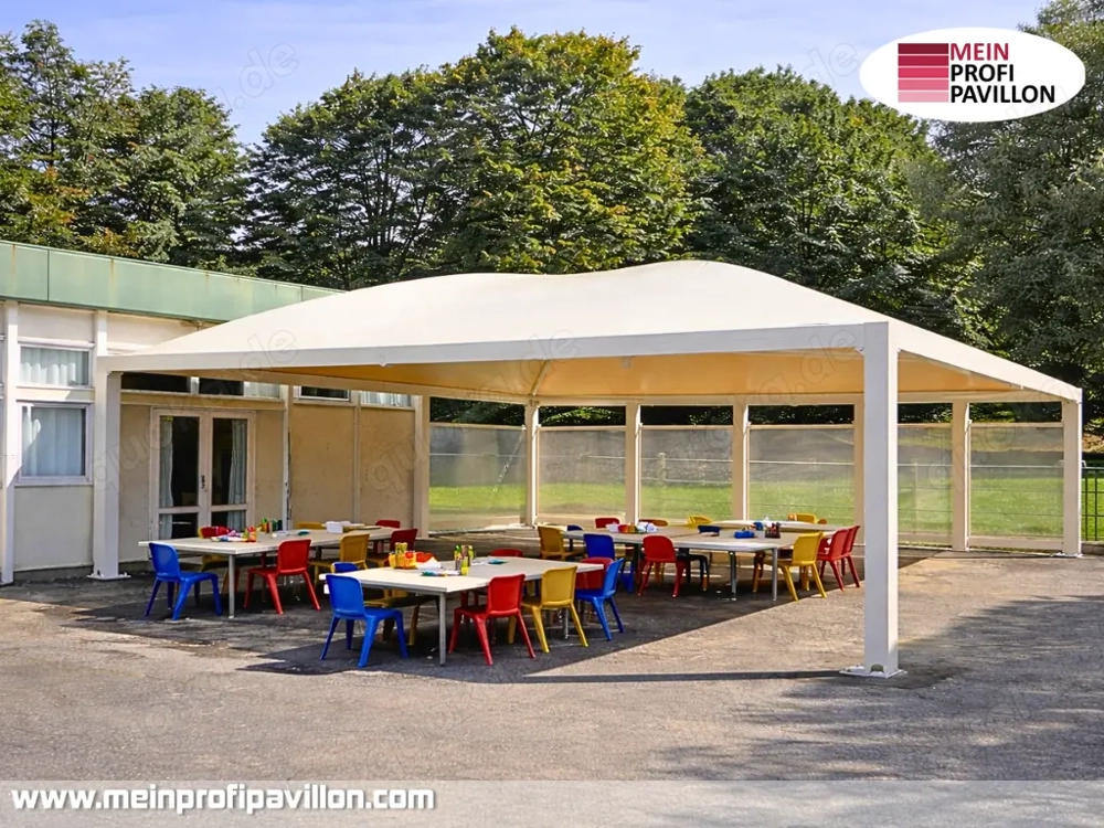 Pavillon 5x6 Überdachung Gazebo Pagodenzelt Festzelt Pvc Dach Schule Kindergarte Universität Zelt 