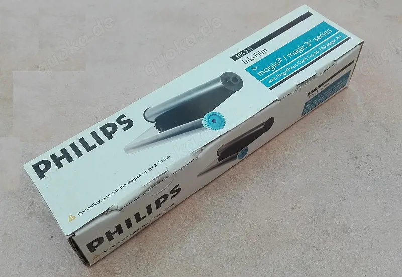ORIGINAL Druckfolie für Philips Magic3 PFA 331 PPF 531 571 575 581 585 595,140Seiten