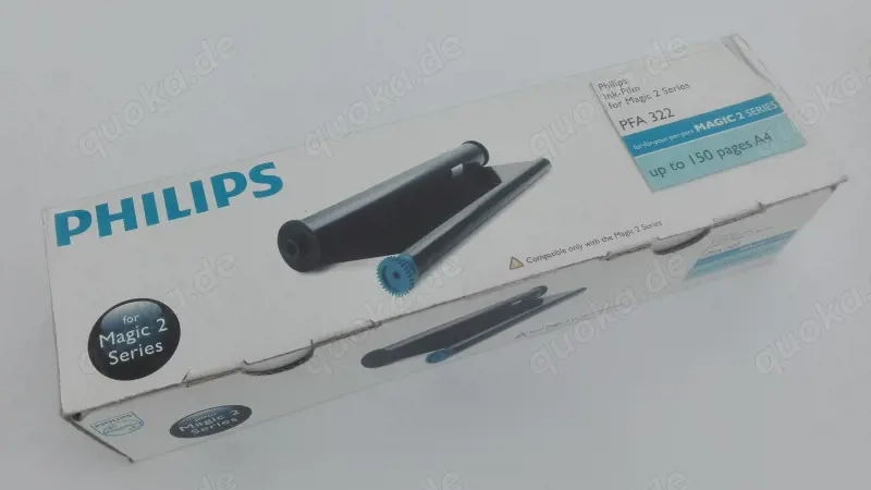 Original Druckfolie für Philips Fax Magic 2 -Serie, PFA 321 322 324, ca.140 Seiten, 217mmx40m