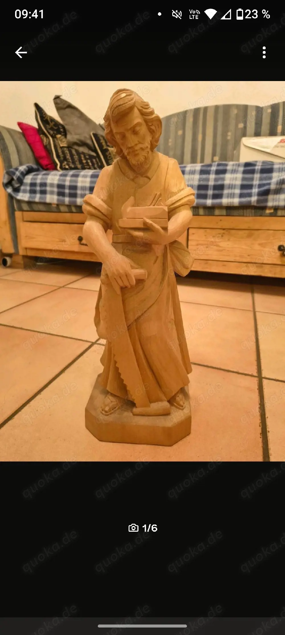 Heiliger Josef Holzschnitzerei