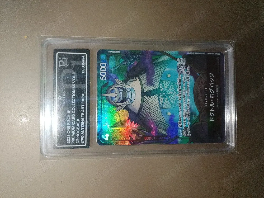 One Piece Dr. Hogback Graded Pristine 10 One Piece TCG