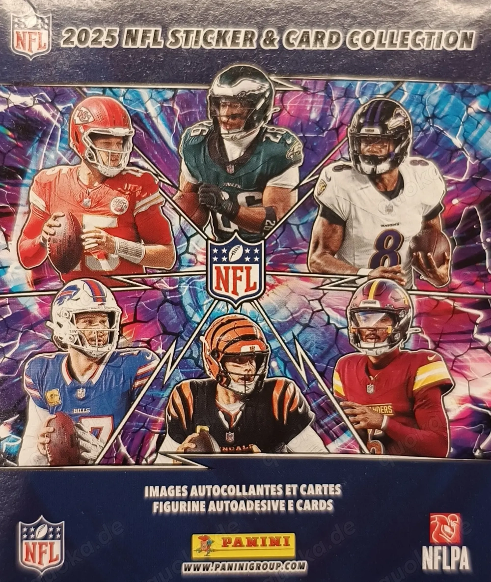 Sticker & Trading Cards  2025 NFL Sticker & Card Collection  von Panini