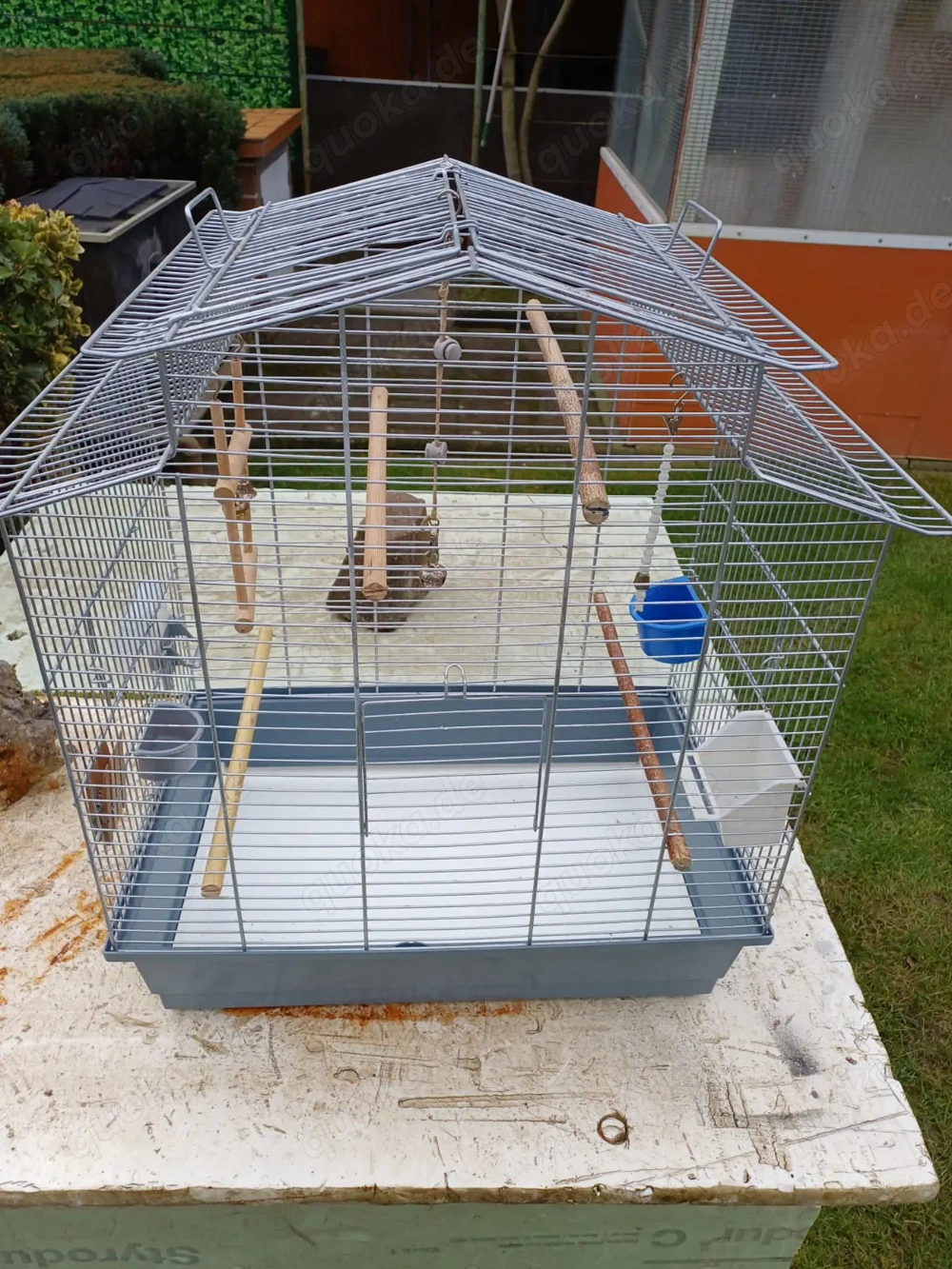 Käfig für Kleinvögel Kanarien, Wellensittiche, usw. 60x53x34cm