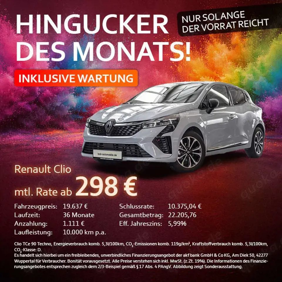 Renault Clio Techno TCe 90 NAVI PDC KLIMA LM