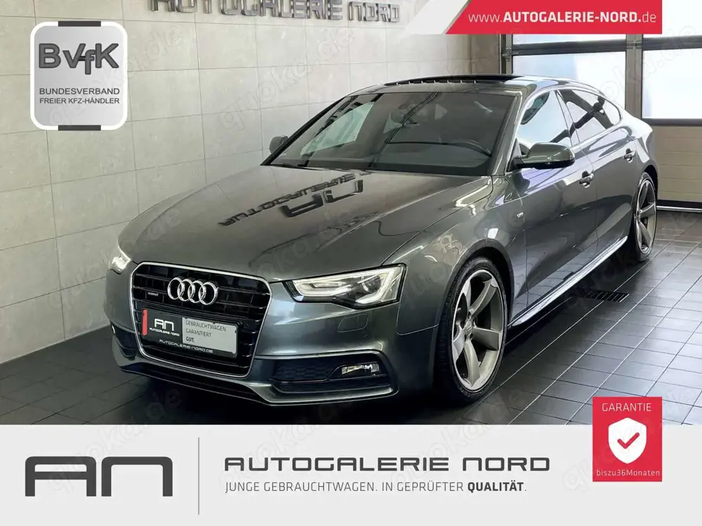 Audi A5 Sportback quattro S-Line Plus Xenon+Navi+AHK+Rotor