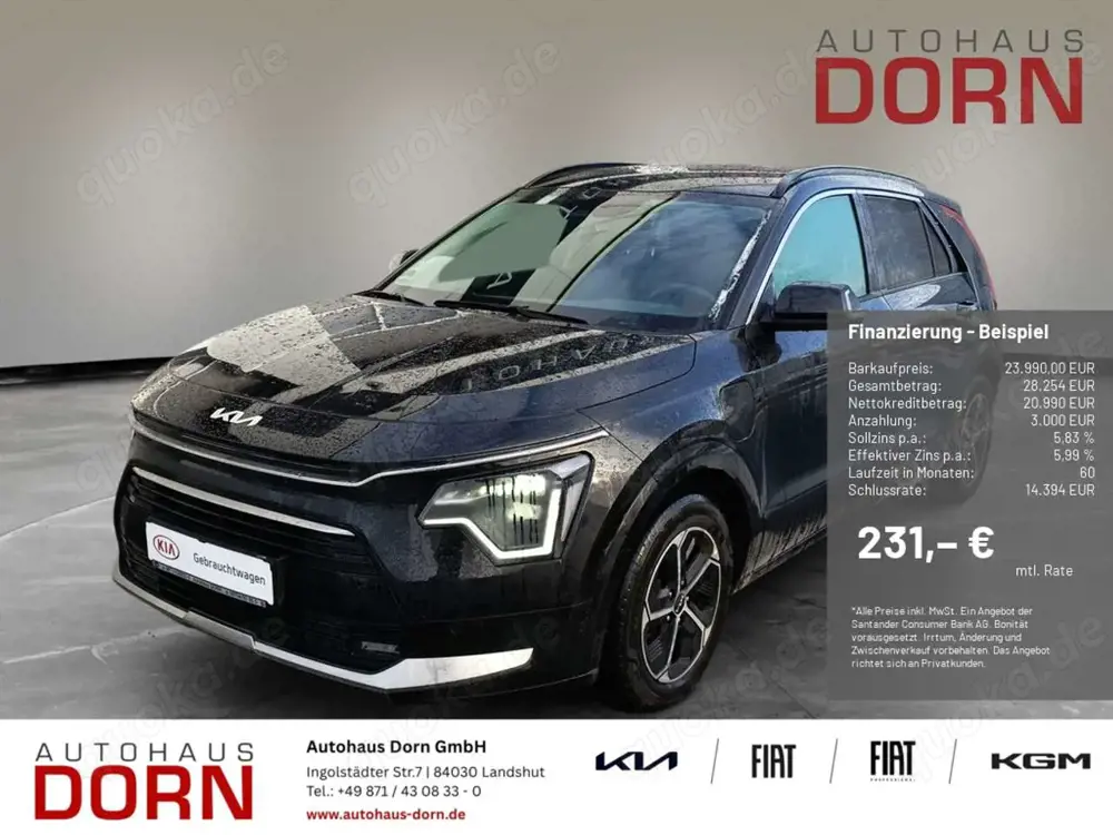 Kia Niro Vision 1.6 GDI PHEV Komfort-/ Style-Paket