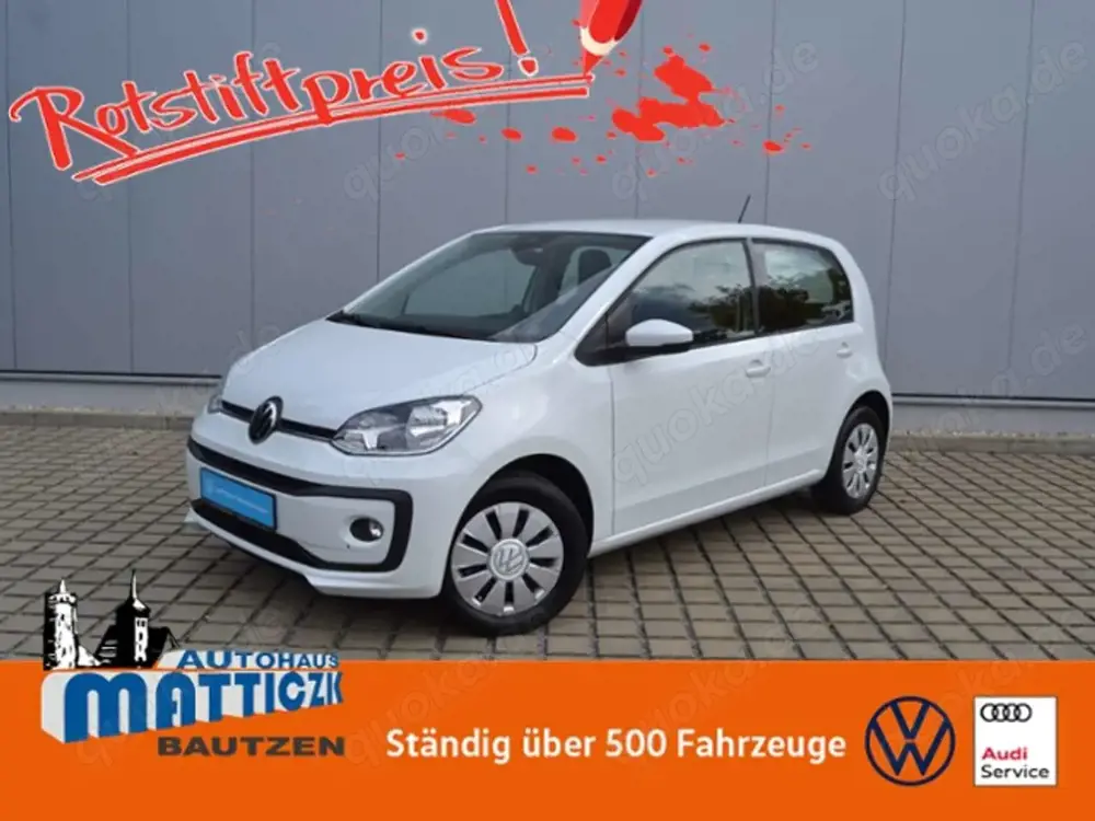 Volkswagen up! 1.0 Move 4-TÜRER/ASSISTENZ/RFK/PDC/GRA/SHZ/COMP.-
