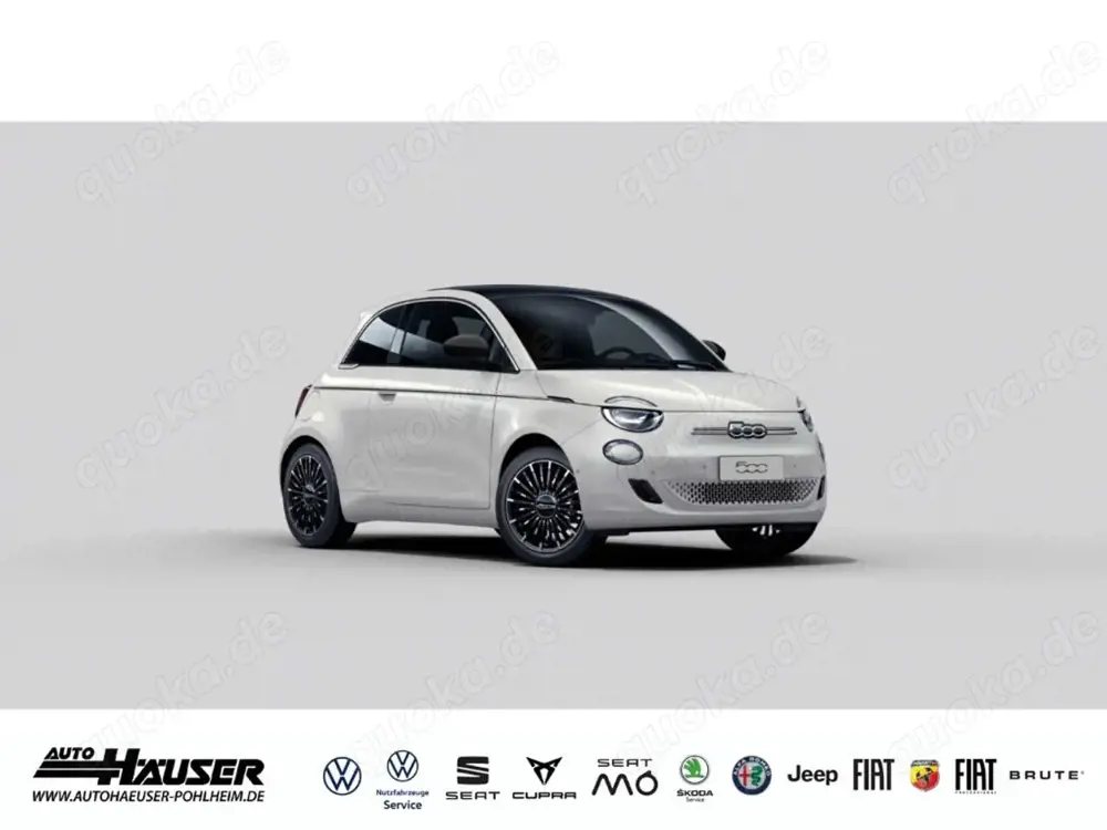 Fiat 500e La Prima MY25 42 kWh TOP PLUS JBL GLASDACH NAVI KA