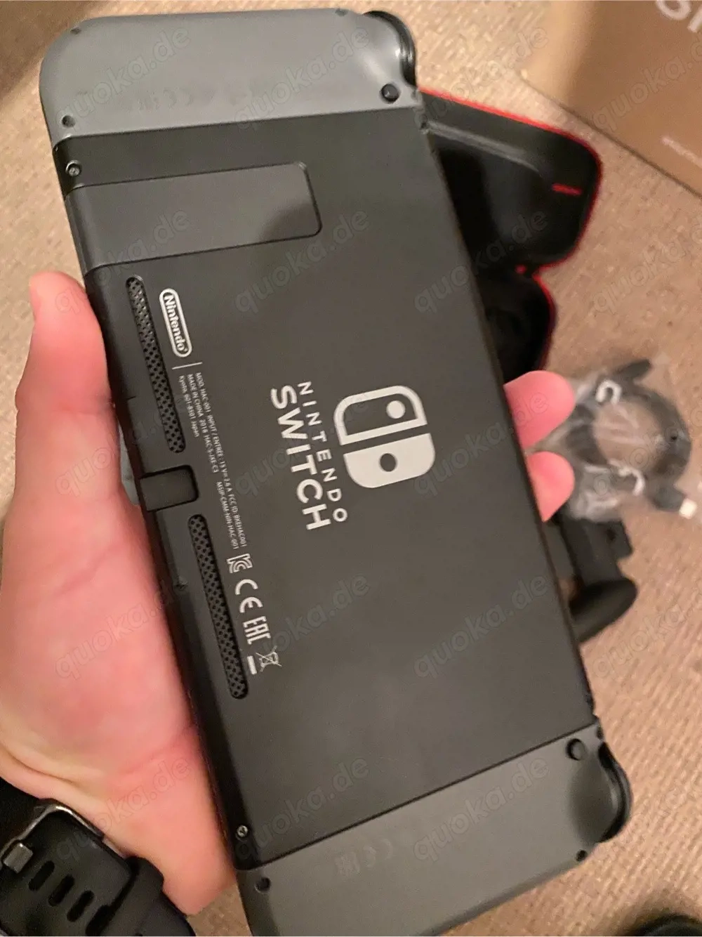 nintendo switch grau mit zubehör 