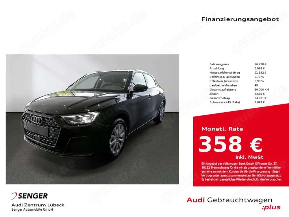 Audi A1 Sportback 30 TFSI Infotainment-Paket Plus LED