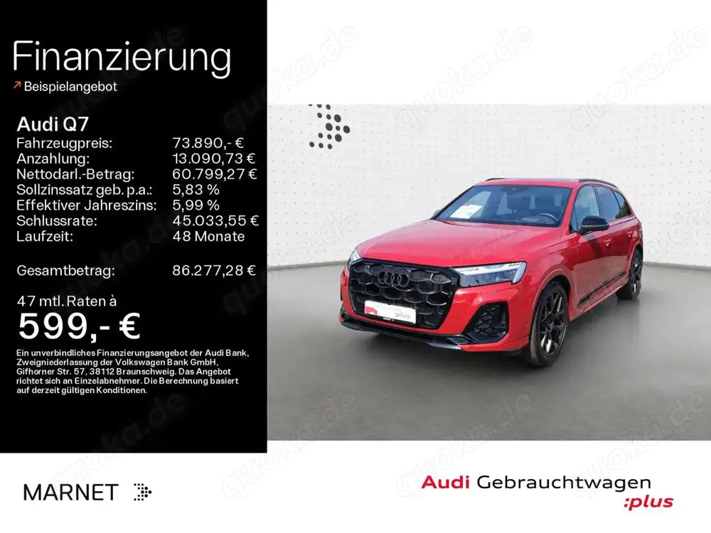 Audi Q7 50 TDI quattro S line*Navi*Matrix*HUD*AHK*BO