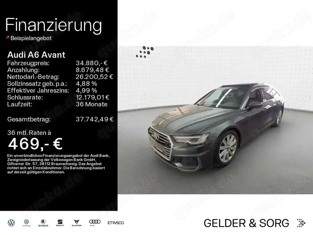 Audi A6 50 TFSIe qu sport Matrix*Pano*360°*