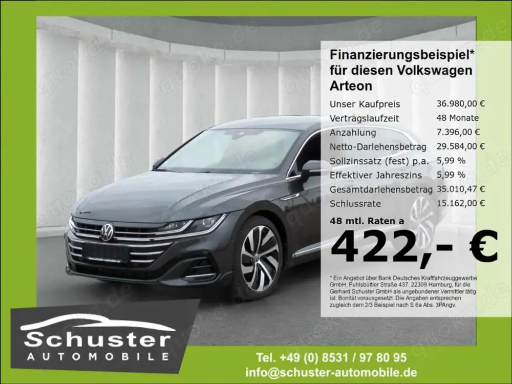 Volkswagen Arteon SB R-LINE 4Mot TDI*StandHzg AHK Leder DCC