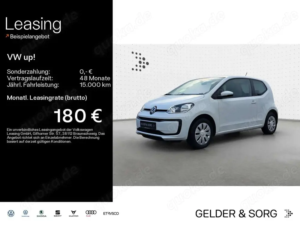 Volkswagen up! 1.0 MPI DAB*Fensterheber vorn elek.*Klima