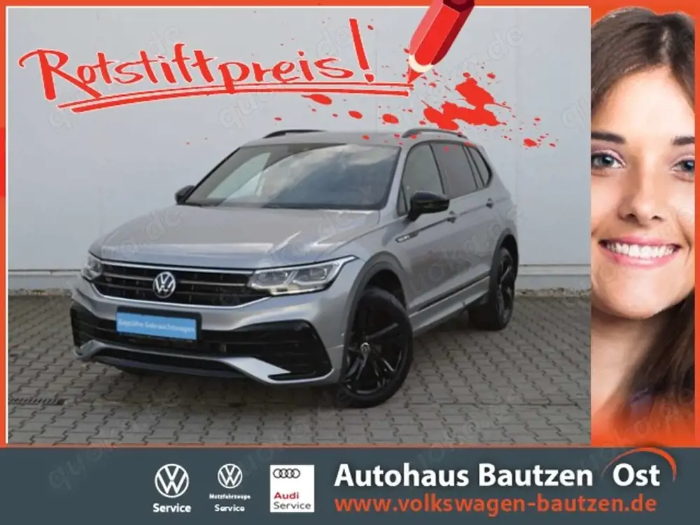 Volkswagen Tiguan Allspace 2.0 TDI 200 PS 4M DSG VOLL R-Line BLACK-STYLE/AHK