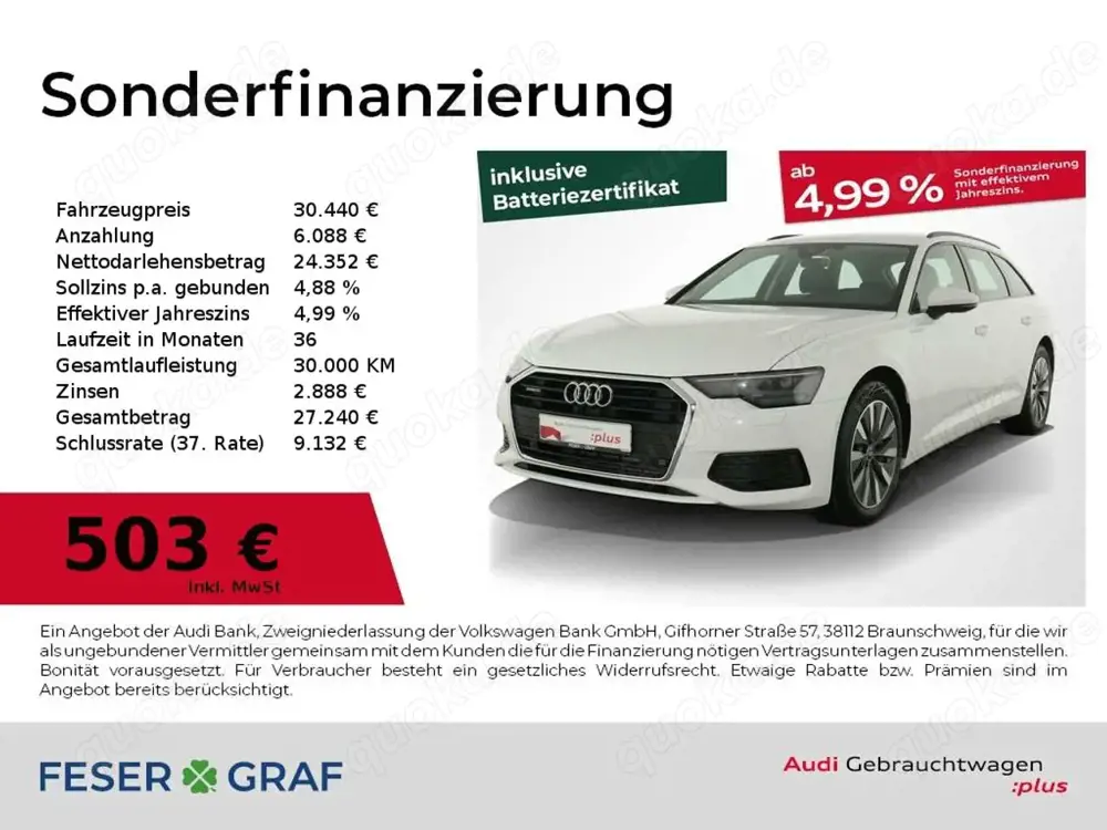 Audi A6 50 TFSI e qu. Vir.Cockpit/AHK/Kamera/Alu-18