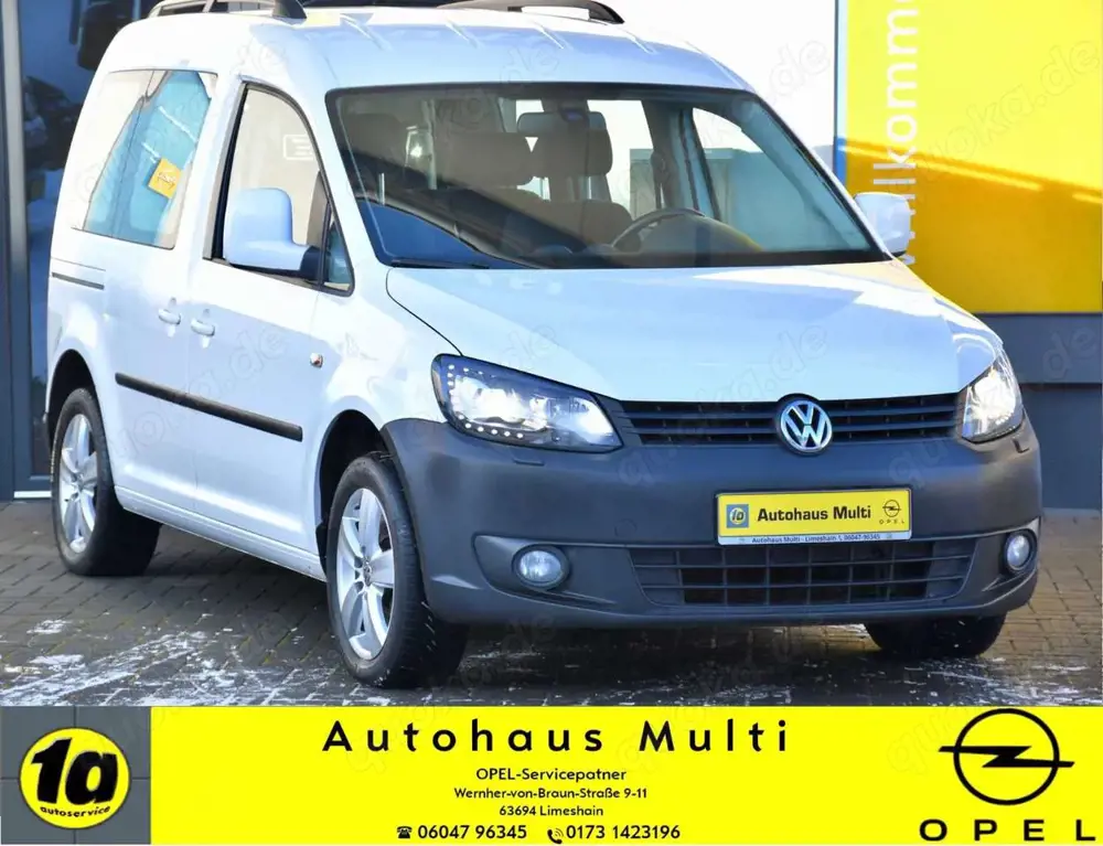 Volkswagen Caddy Kombi Trendline 1.H AHK 7Sitz Klima Sitzh