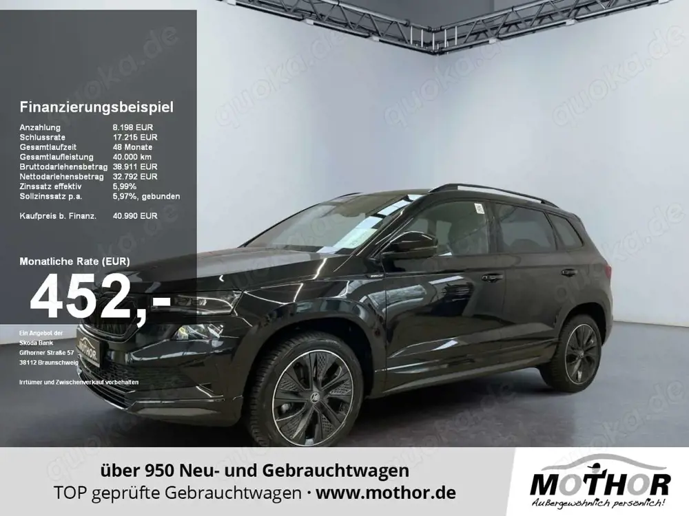Skoda Karoq Sportline 2.0 TDI DSG Kamera MATRIX LED AHK