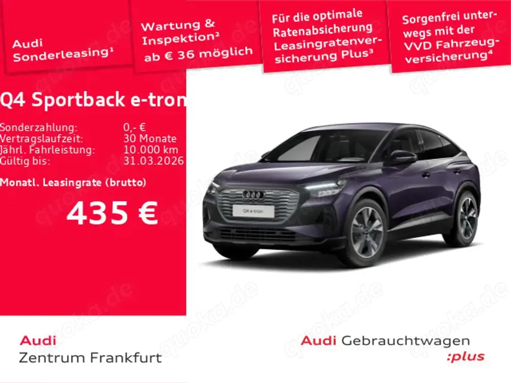 Audi Q4 e-tron Q4 Sportback 45 e-tron LED Navi Tempomat VC DAB