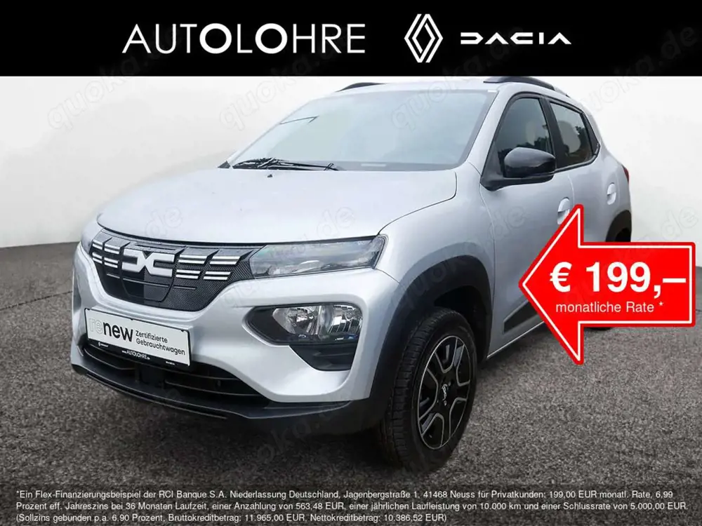 Dacia Spring Essential KLIMA PDC KAMERA NAVI
