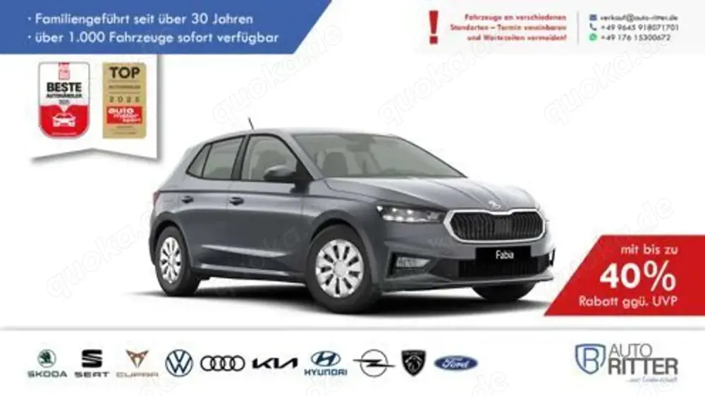 Skoda Fabia Selection AHK|RFK|LED|Carplay|Klima|PDC...