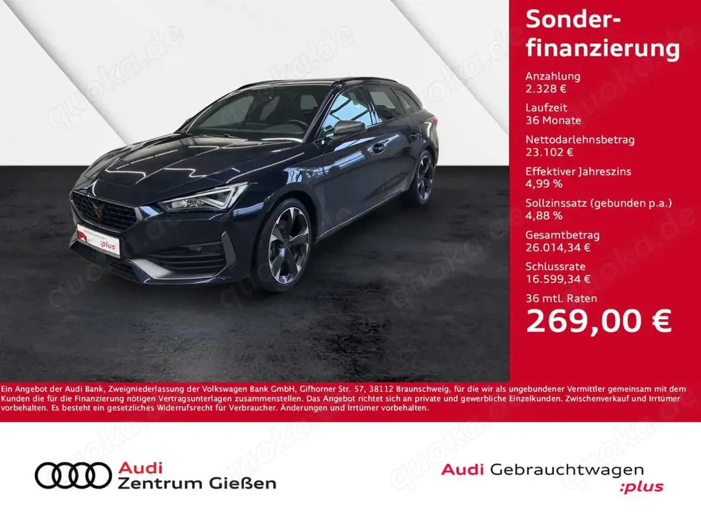 CUPRA Leon Sportstourer 1.4 e-Hybrid ACC DCC LED Navi Kamera