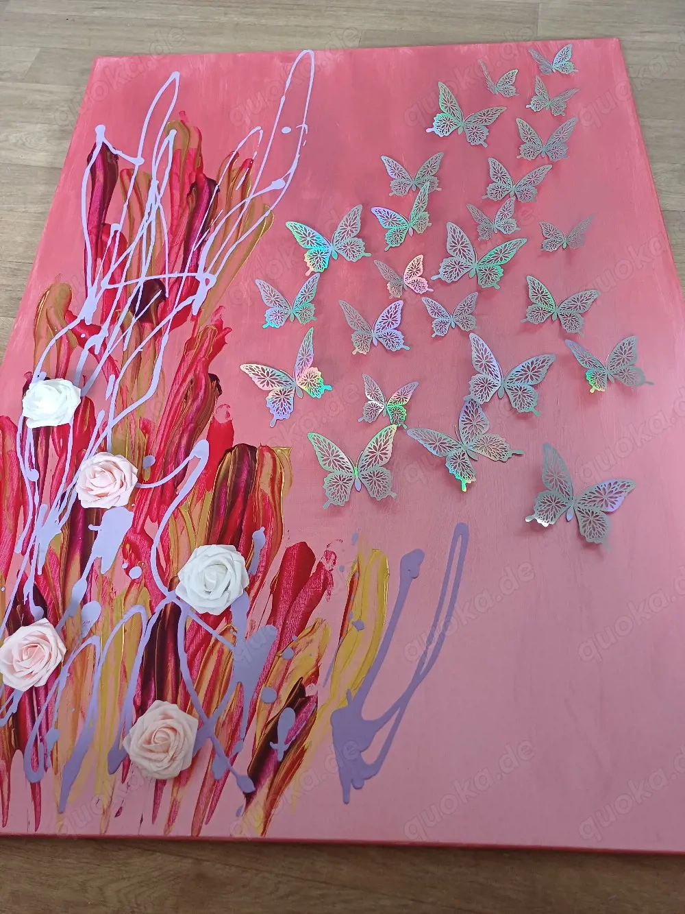 Dancing Butterflies on Meadow