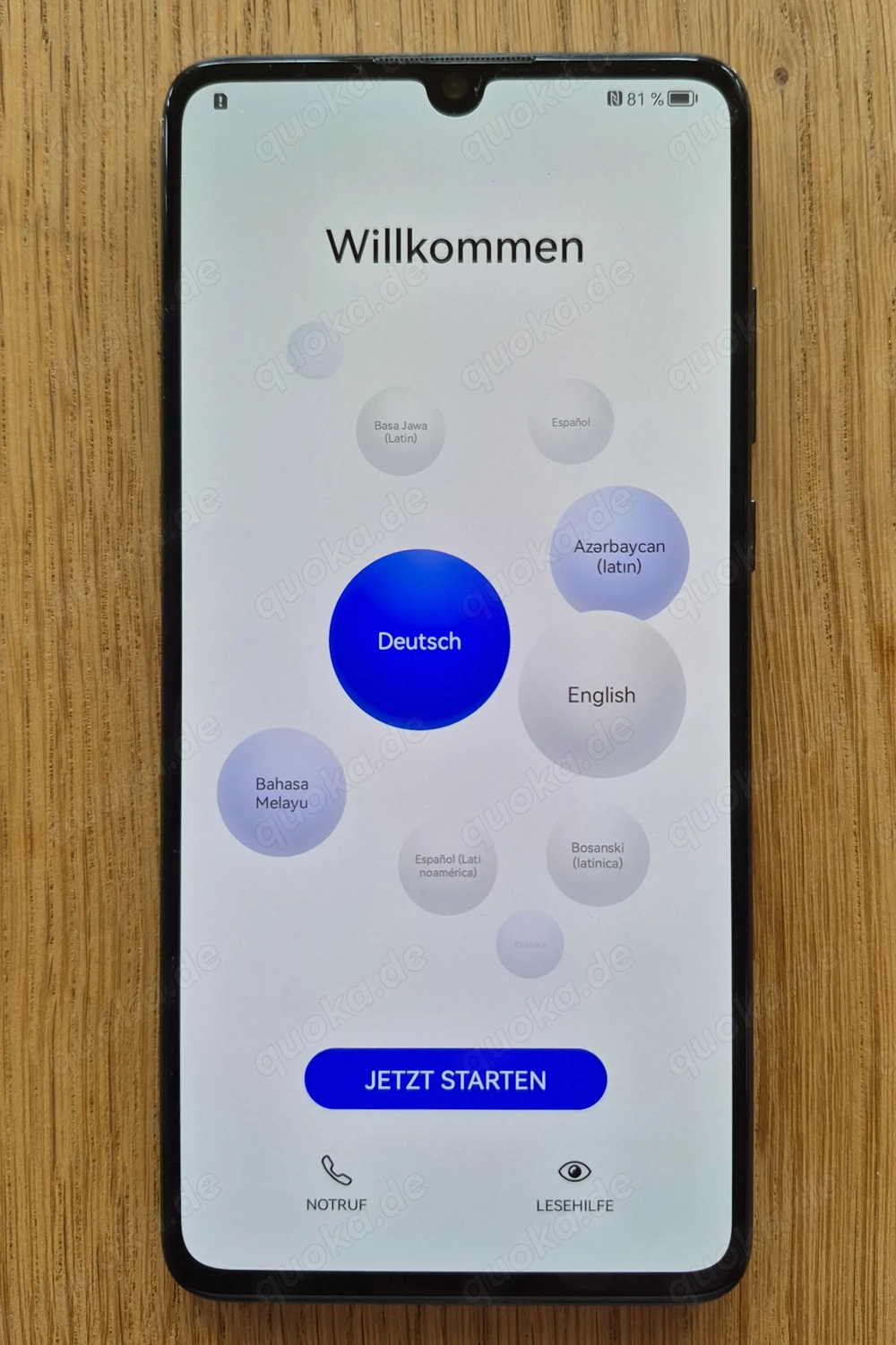 HUAWEI P30 128GB schwarz, 1. Hand, in sehr gutem Gebrauchtzustand, inkl. absolut neuem Hardcover!