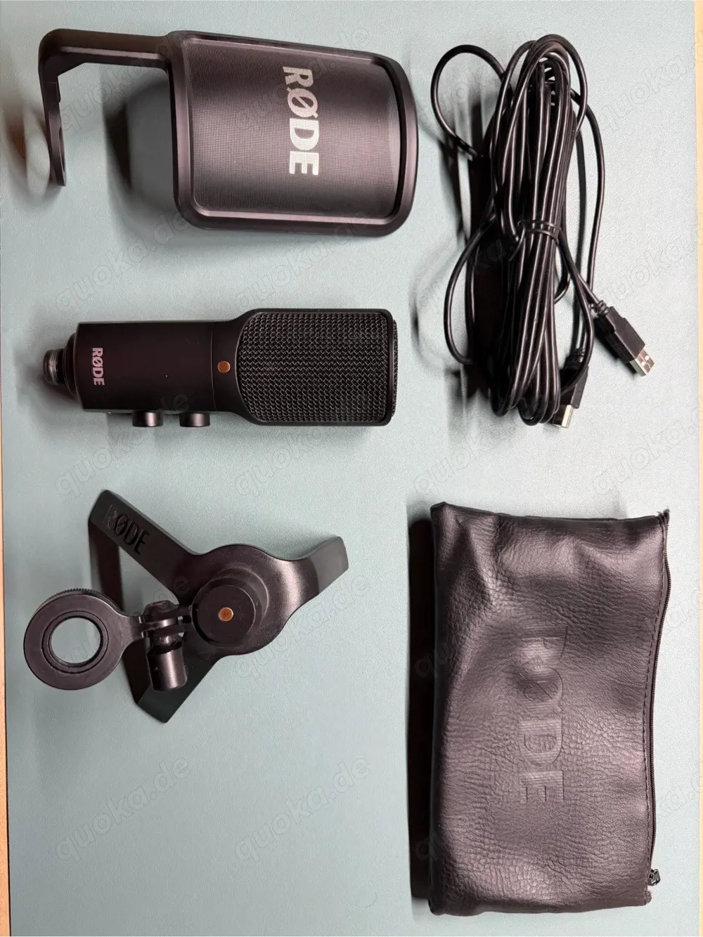 R de NT-USB Mikrofon   Top Zustand   Komplettes Zubehör & OVP