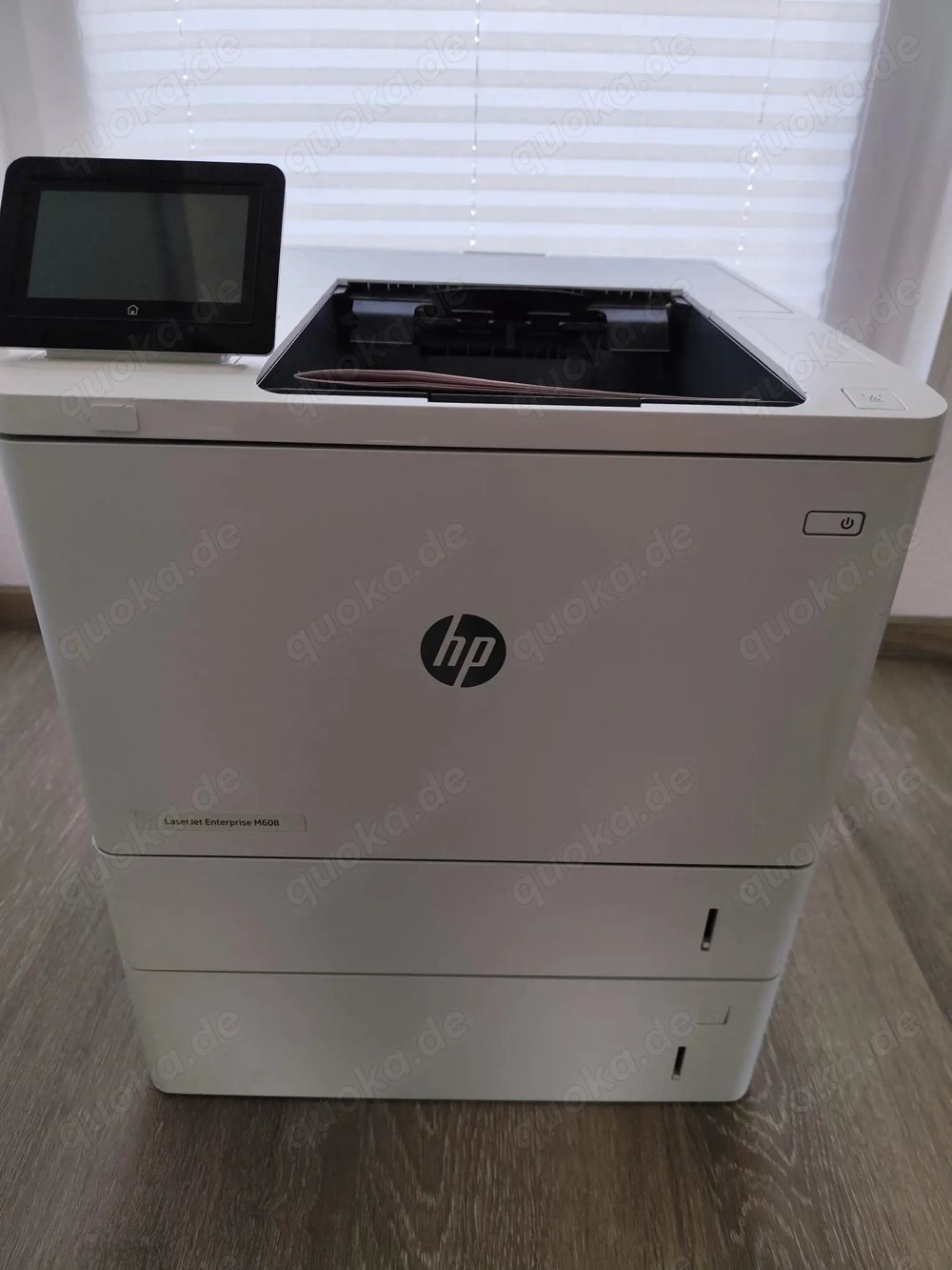 Laserdrucker, SW, HP, Kopierer, Enterprise M608, mit Zusatzfach.