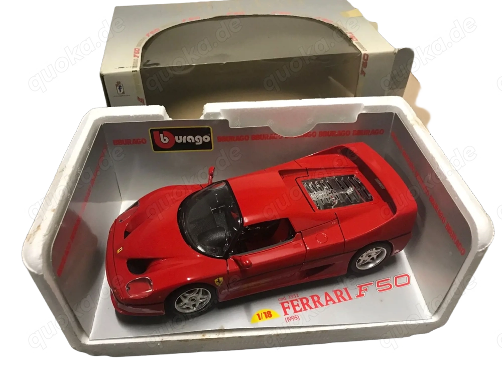 Burago Ferrari F50 1995 1:18 Neu 