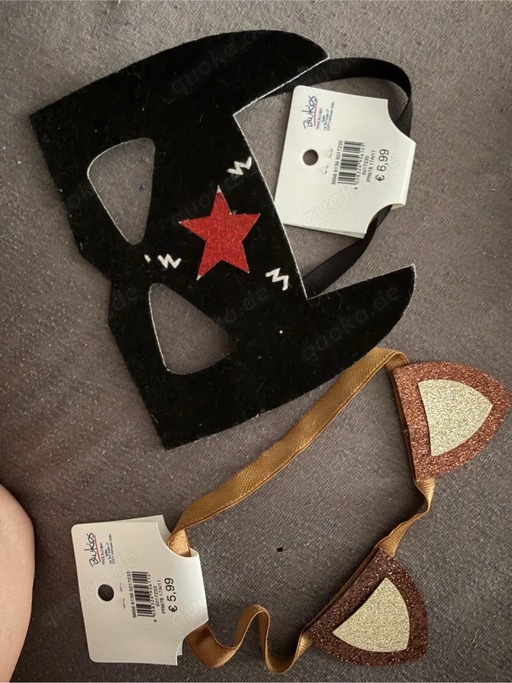 fasching maske und ohren neu 