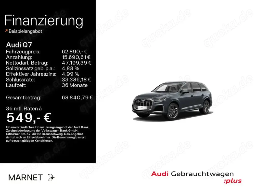 Audi Q7 50 TDI quattro S line*Navi*Alu*AHK*BO*PDC*Pa