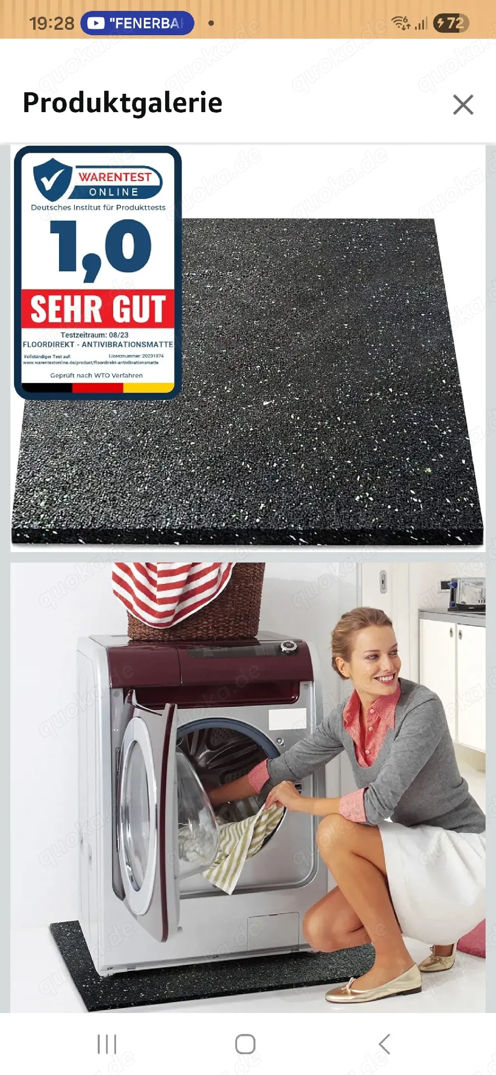 Floordirekt Premium Antivibrationsmatte Neu ungeöffnet