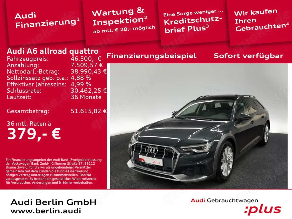 Audi A6 allroad 40 TDI S tr. AHK PANO MATRIX